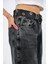 Siyah Jean Butterfly Baggy Kot Pantolon 5