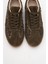 Shiva Kahverengi Süet Deri Kadın Günlük Spor Ayakkabı 2