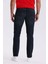 Lacivert-1 Slim Fit Yıkamalı Eskitme Pamuklu Dar Kalıp Jean Kot Pantolon 4