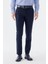 Lacivert Regular Fit Yan Cep Kumaş Pantolon 3