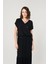 Bej Renk Oversize Kare Cepli Kadın Bluz 5