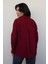 Bordo Uzun Kollu Çizgili Oversize Gömlek MG2080 5