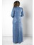Pul Payet Detaylı Abiye Elbise Indigo MDA2526 5