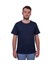 M-221 Erkek T-Shirt Süprem Bisiklet Yaka Kısa Kol 2xl Lacivert 3