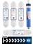 Kapalı Kasa Su Arıtma Cihazı 5'li Filtresi Aquaflo Membran Set 1