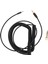 Sarmal Kulaklık Kablosu Altın Kaplama Konnektör Yedek Kulaklık Ses Kablosu NC700 QC45 QC35 QC25 Oe2 OE2I Soundtrue Siyah (Yurt Dışından) 1