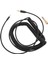 Sarmal Kulaklık Kablosu Altın Kaplama Konnektör Yedek Kulaklık Ses Kablosu NC700 QC45 QC35 QC25 Oe2 OE2I Soundtrue Siyah (Yurt Dışından) 2