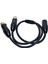 Xlr Ayırıcı Kablo Xlr Erkekten Çift Xlr Dişi Y Ayırıcı 3 Pin Dengeli Mikrofon Kablosu Xlr M Ila 2 Xlr F 0.5m Siyah (Yurt Dışından) 3