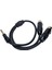 Çift Xlr Dişi 1/4 Inç 6.35MM Erkek Stereo Y Ayırıcı Kablo 1.6ft Pvc Çift Xlr 1/4 Inç Adaptör Kablosu Mikrofon Kamera Için (Yurt Dışından) 2