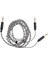 3,5 Mm'den Çift 3,5 Mm'ye Kablo 3,9 Ft 4 Telli Gümüş Kaplamalı Bakır Çekirdekli Kablo Kulaklık Yedek Kablosu Beyerdynamic T1 Iı T5 Için (Yurt Dışından) 1