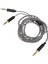 3,5 Mm'den Çift 3,5 Mm'ye Kablo 3,9 Ft 4 Telli Gümüş Kaplamalı Bakır Çekirdekli Kablo Kulaklık Yedek Kablosu Beyerdynamic T1 Iı T5 Için (Yurt Dışından) 3