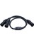 3 Pin Xlr Erkek - Erkek Xlr Kablo Y Kablo Dengeli Mikrofon Kablosu Ses Adaptörü Xlr Y Ayırıcı (Yurt Dışından) 4