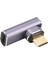 USB C 3.1 Manyetik Dik Açı Adaptörü Pd 140W Hızlı Şarj 40GBPS 8k 90 Derece Tip C Manyetik Adaptör MacBook Pro Için (Yurt Dışından) 3