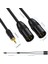 Çift Xlr Erkek - 1/8in Trs Stereo Y Ayırıcı Kablo 1.6ft 3.5mm Taşınabilir Medya Oynatıcısı Dizüstü Bilgisayar Mikseri Için (Yurt Dışından) 4
