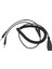 Hızlı Bağlantı 3,5 mm Kablo Qd'den Çift 3,5 mm Adaptör Kablosuna Plantronics Kulaklık ve Pc Ses Kartı Için (Yurt Dışından) 4