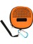 Mikro Bluetooth Hoparlör Kılıfı Darbeye Dayanıklı Çizilmeye Dayanıklı Su Geçirmez Taşınabilir Eva Yarı Sert Kılıf Metal Kancalı Turuncu (Yurt Dışından) 1