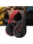 Bluetooth Kulaklık Rgb Işık Derin Bas Gürültü Azaltma Rahat Su Geçirmez Katlanabilir Kablosuz Oyun Kulaklığı Siyah Kırmızı (Yurt Dışından) 5