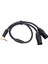 3,5 Mm'den Çift Xlr Erkek Y Ayırıcı Kablo 1/8 Stereo 3 Pin 0,5 M Mikrofon Hoparlör Sahne Dj Için (Yurt Dışından) 2