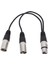 Xlr Ayırıcı Kablo 3pin Xlr Dişi - Çift Xlr Erkek Y Kablosu Tak ve Çalıştır Stüdyo Sahne Mikseri Amplifikatörleri Için 1 Adet (Yurt Dışından) 1