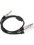 1/4 Inç Stereo Ayırıcı Y Kablosu Alüminyum Alaşımlı Kabuk 6.35MM Mono Erkek Fiş Çift 6.35MM Dişi Jak Kablosu 19.7in (Yurt Dışından) 2