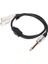 1/4 Inç Stereo Ayırıcı Y Kablosu Alüminyum Alaşımlı Kabuk 6.35MM Mono Erkek Fiş Çift 6.35MM Dişi Jak Kablosu 19.7in (Yurt Dışından) 5