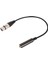 6,5 mm 1/4 Inç Dişi - Xlr Dişi Adaptör Kablosu Dengeli Mikrofon Kablosu Çeyrek Inç Ts - Xlr 3 Pin Bağlantı Kablosu 11,8 Inç (Yurt Dışından) 1