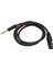 Xlr Dişi - 6.35MM Kablo Düşük Gürültülü Girişimi Önleyen Xlr - 1/4in Ses Kablosu Mikrofon Mikseri Için 4.9ft (Yurt Dışından) 2