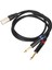 Çift 1/4 Inç Xlr Erkek Y Ayırıcı Kablo Xlr Erkek Çift 6.35MM Ts Mono Fiş Mikrofon Ses Dönüştürücü Adaptör 2m/6.6ft (Yurt Dışından) 2