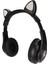 Parlayan Kedi Kulakları Bluetooth Kulaklık Bas Katlanabilir Kablosuz Başlık Nefes Lambası Kulaklığı (Yurt Dışından) 3