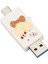 USB 3.0 Flash Sürücü Çok Işlevli Sevimli Yenilikçi Tak ve Çalıştır Yüksek Hızlı Veri Iletimi USB Bellek Flash Sürücü Cep Telefonları Bilgisayar 64 GB (Yurt Dışından) 5