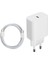 25W Pd Tip C Duvar Şarj Cihazı Hızlı Şarj Adaptörü Kablolu USB C Şarj Bloğu Ios Mobil Cihazlar Için (Yurt Dışından) 2