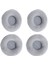 4 Adet Kulaklık Kulak Pedleri 95MM Kadife Sünger Kulaklık Kulak Pedleri Mdr DS7000 RF6000 Mdr MA300 Mdr CD470 DTX900 1900 Gri Için Yedek (Yurt Dışından) 2