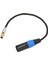 Xlr Erkek - Mini Xlr Dişi Kablo Profesyonel 3 Pin Xlr Kablo Adaptörü Kamera Mikseri Mikrofon Kaydedici 1m/3.3ft (Yurt Dışından) 3