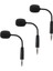 3 Adet 3.5mm Jack Ayarlanabilir Esnek Genişletilmiş Mini Mikrofon Bilgisayar Cep Telefonu Için (Yurt Dışından) 2