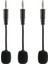 3 Adet 3.5mm Jack Ayarlanabilir Esnek Genişletilmiş Mini Mikrofon Bilgisayar Cep Telefonu Için (Yurt Dışından) 4