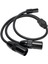 Çift Xlr'den 6.35MM Ayırıcı Kablo 1.6ft Doğru Sinyal Çıkışı 6.35MM Dişi'den Xlr'ye Erkek Stereo Adaptör Kablosu Kamera Kaydedici Mikser Için (Yurt Dışından) 5