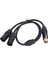 Mikrofon Y Ayırıcı Kablo 1.6ft 3 Pin Çift Dişi Xlr'den Erkek Xlr Ayırıcı Kablo Mikrofon Miks Konsolları Için (Yurt Dışından) 5