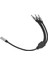 3.5mm Trrs - 3.5mm Kablo Dişi - Erkek Stereo Ayırıcı Kablo Cep Telefonu Pc Tablet Dizüstü Bilgisayar Oyun Kulaklığı Için 1.0ft 3.5mm 1 Dişi - 3 Erkek (Yurt Dışından) 3