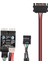 1 Erkek - 2 Erkek Port USB 2.0 Başlığı 9pın - Çift 9pın Uzatma Hub'ı Sata Güç Kablosuyla (Yurt Dışından) 3