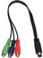 Mını Dın 9 Pin 3 Rca Kablosu Mını Dın 9 Pin Erkek 3 Rca Dişi Rgb Video Adaptör Kablosu 11.8in (Yurt Dışından) 3