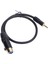 Xlr - 3,5 mm Kablo 1,6 Ft 3,5 mm 1/8 Inç Stereo Erkek - Xlr Dişi Kablo Telefon Dizüstü Bilgisayar Hoparlör Mikseri Için (Yurt Dışından) 4