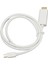 Mini Displayport - Hd Multimedya Arayüz Adaptörü Profesyonel Erkek - Erkek Mini Displayport Adaptör Kablosu Monitör Projektör Beyaz 1m/3.3ft (Yurt Dışından) 5