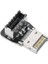 Ön Tip Adaptör Başlığı Pc Anakart Usb3.1 10G 90 Derece Direksiyon Dirseği Dönüştürücü PH74B (Yurt Dışından) 3