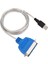 Usb'den 1284 Yazıcı Kablosu Adaptörü Standart CN36 Arayüzü Usb'den Paralel Port Kablosuna (Yurt Dışından) 2