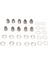10 Set 6 Pin Xlr Erkek Soket Tabanı Kararlı Zarif Kolay Bağlantı Xlr Erkek Jakı Şasi Paneli Xlr Ses Mikrofonu Için (Yurt Dışından) 1