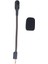 Blackshark V2 Için Yedek Oyun Mikrofonu Blackshark V2 Pro Kablosuz Oyun Kulaklıkları 3,5 mm Altın Kaplama Fiş Bükülebilir Mikrofon Kolu Siyah (Yurt Dışından) 1