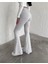 Geni̇ş Kemerli̇ Ispanyol Tayt Pantolon / Günlük Kullanim Ispanyol Tayt 3