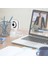 Dahili Mikrofon Bilgisayar Kamerası Web Kamerası Pc Aksesuarı 480P Beyaz Şeffaf Klipsli (Yurt Dışından) 5