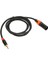 3,5 Mm'den Xlr Adaptör Kablosu Mini Jack Aux'dan Xlr Erkek Ses Kablosu Cep Telefonu Dizüstü Bilgisayar Hoparlör Mikseri Için 4,9 Ft (Yurt Dışından) 3