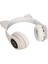 LXB39A Kedi Kulaklı Bluetooth Kulaklık Sevimli Ayarlanabilir Bas Taşınabilir Kablosuz Bluetooth Kulaklık Ses Kablosu ile Çocuklar Için (Khaki) (Yurt Dışından) 5